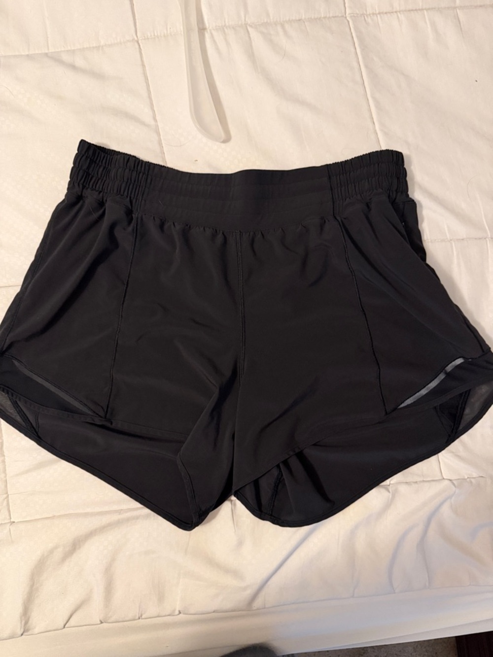 Women's Black Athletic Running Shorts